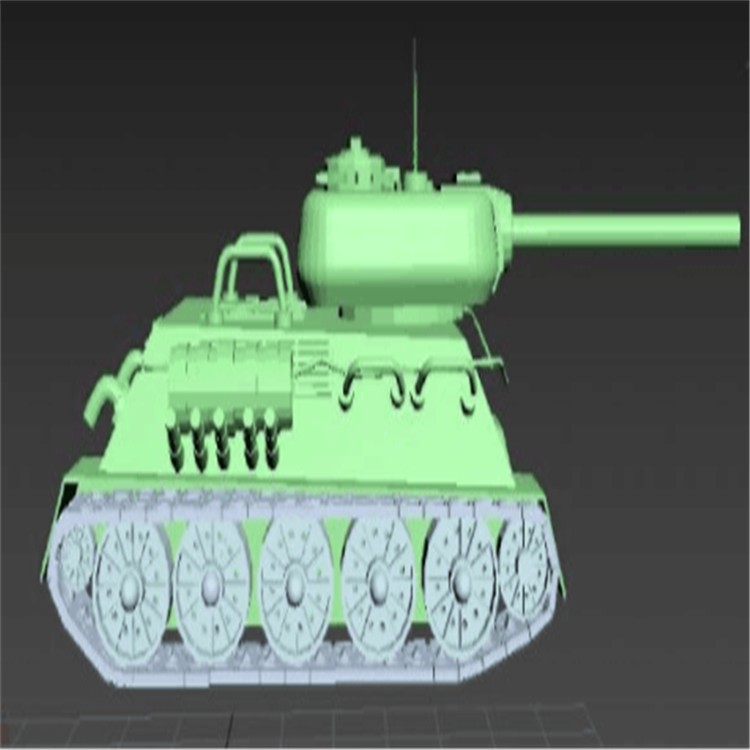 花山充气军用坦克模型